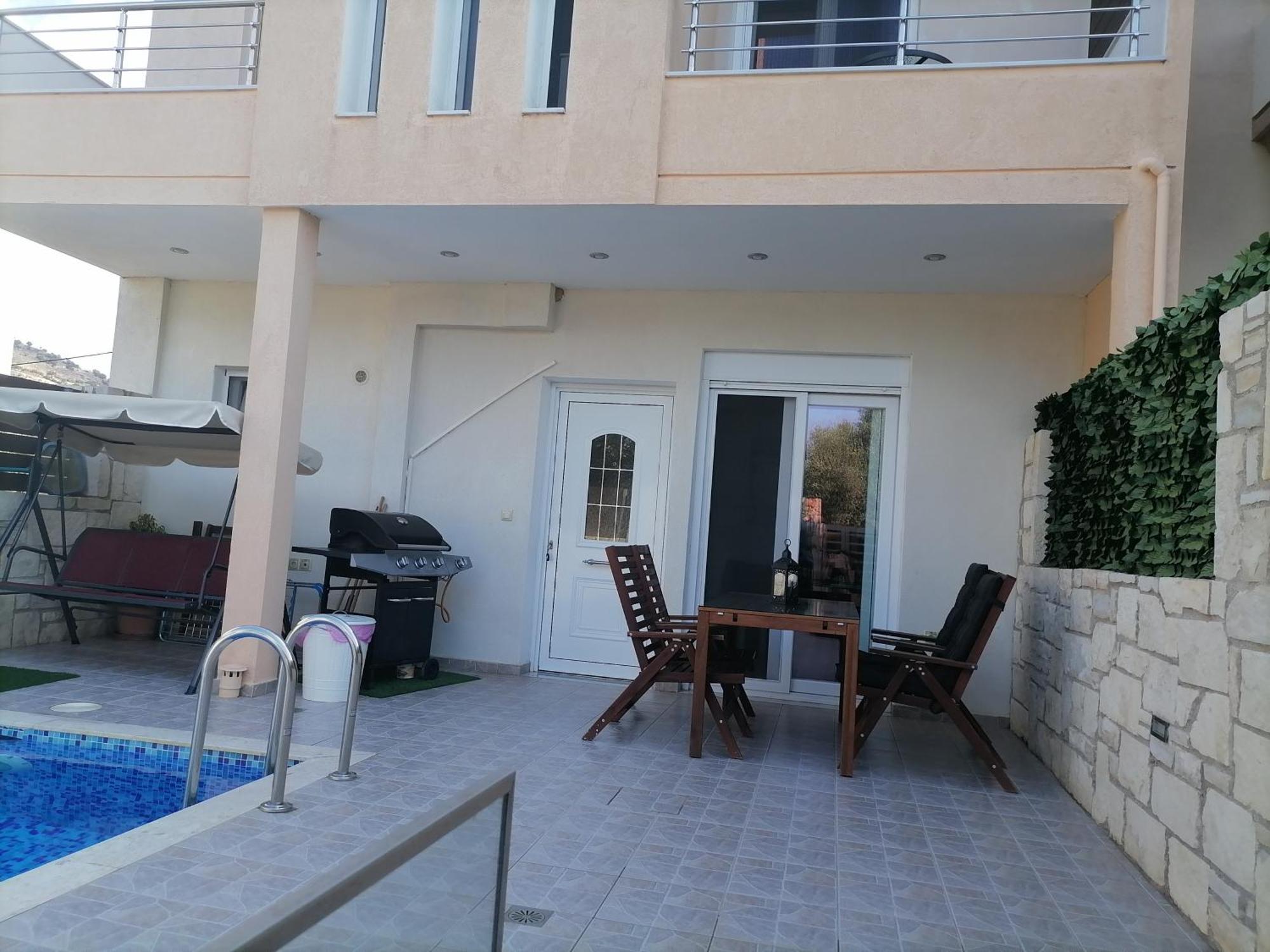 “Theeporto” Maisonette With Pool Gouves Exteriér fotografie